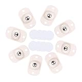 NOLITOY 8 Stück Teiliges Selbstklebende Drehbare Universalrollen für Aufbewahrungsboxen Einfache...