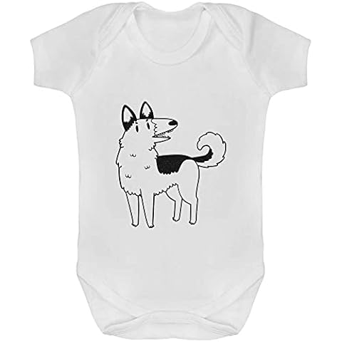Azeeda German Shepherd Dog Baby Bodysuit Cover