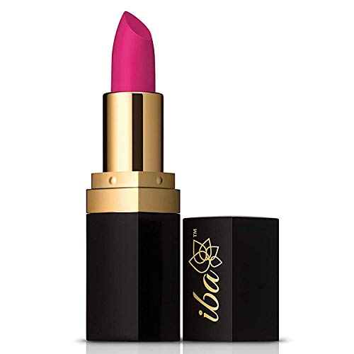 Image of Iba Long Stay Matte Lipstick for Women- M12 Pink Orchid, 4g | Creamy Matte Finish & Smooth Texture | Long-Lasting | Hydrated Lips | Enriched with Vitamin E | Intense Colour & Highly Pigmented | Lip Makeup
