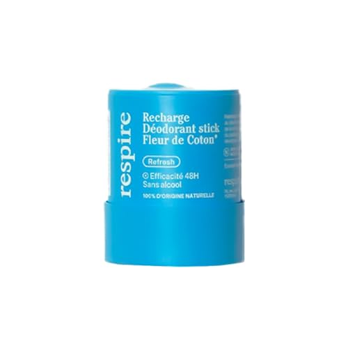 Respire Déodorant stick Fleur de Coton recharge 50g