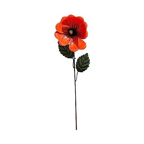 Alfie Francis Large Metal Poppy Garden Stake Cover
