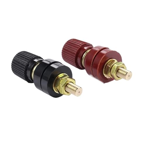 Power Junction Post Connectors Post Power Junction Connector Kit Black&red Accessories Parts Universal 8mm 5/16''(6MM)