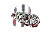  Blumen Ring 800er Silber Besteck Schmuck Ring, ca. 57 (18,2)