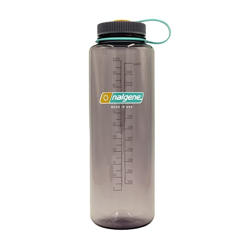 Nalgene 48 oz Wide Mouth Silo Water Bottle | BPA-Free Durable & Leak Proof Large & Lightweight for Hiking Gym & Sports Aubergine