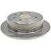 ACDelco 18A2441A Advantage Non-Coated Rear Disc Brake Rotor