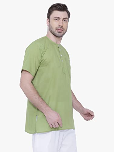 Image of Rajubhai Hargovindas Mens Casual Cotton Straight Kurta