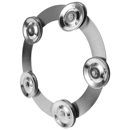 ULDIGI Practice Drum Set Cymbal Ring Metal Bells Percussion Accessory for Drummers