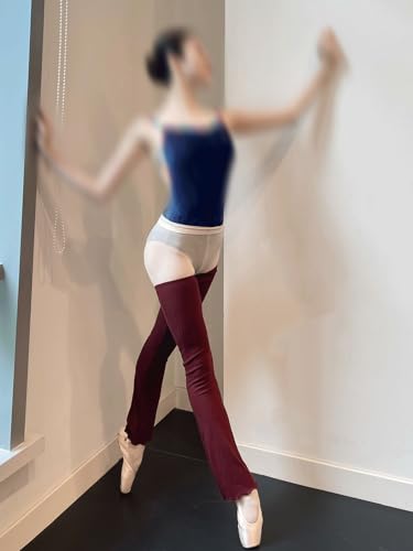 Image of Ballet Flared Leg Warmers 1 Pair 29.5 Inches Over The Knee Elastic At Top For Women