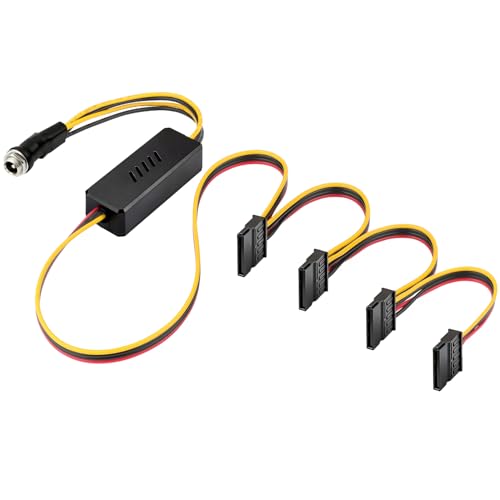 Câble OwlTree DC 5,5 x 2,5 mm vers SATA femelle avec régulateur 5V