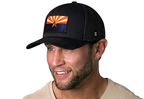 Image of HAKA State Flag Series Trucker Hat for Men & Women, Adjustable Baseball Hat, Golf Hat Snapback