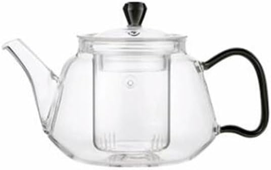 Classic Home glass set with handle tea maker electric ceramic stove for tea kettle transparent tea boiler 750ml/26.4oz Easy to use (Without Cup)