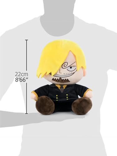 BARRADO - Plush One Piece Impulse - Luffy, Sanji, Zoro, Chopper - 22cm, 8'66" - 16002551 (Sanji), Multicolor, Small - Image 4