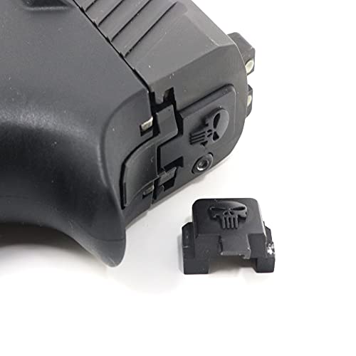 Makershot 3D Aluminum Slide Cover Plate, Compatible With Sig Sauer P320 X M17 M18 Xfive Legion (Skull) #TOP2