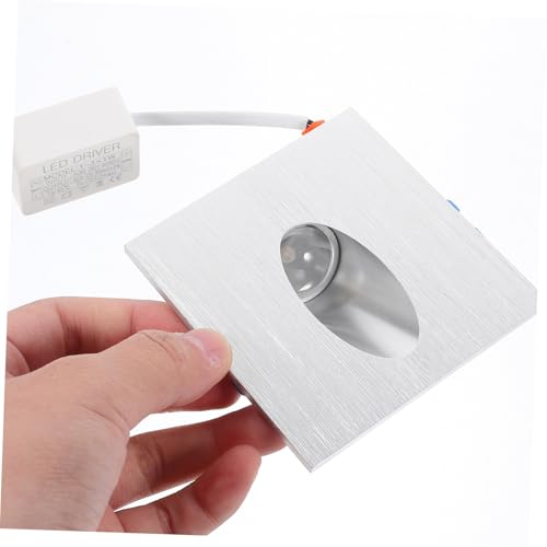 Lámpara LED empotrable de aluminio duradero con diseño cuadrado sofisticado para interior 4