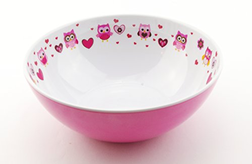 ~ OLIVIA OWL ~ Deluxe 7 Piece Eating Set ~ Includes Plate, Bowl, Tumbler and 4 Piece Cutlery Set