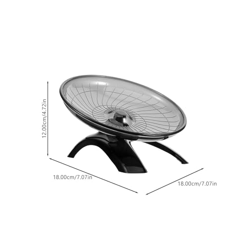 POPETPOP Roda de exercício para hamster super silenciosa: disco voador de hamster, roda silenciosa,