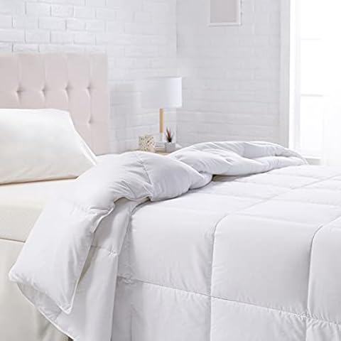 Amazon Basics White Down Alternative Comforter Cover