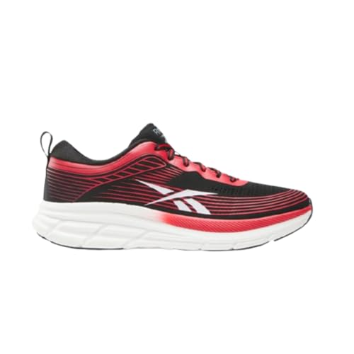 Reebok Men's Road Strider Running Shoe, Black/Red/White, Men's Size 9.5