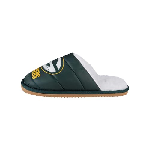 Foco SLPNFEXBLMULE Green Bay Packers Nfl Mens Big Logo Mule Slipper cover