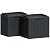Greesum 31 Gallon Deck Box for Outside, All Weather Outdoor Storage Boxes for Patio Furniture Set, Package Delivery Box, Garden Tools, Black(Set of 2)