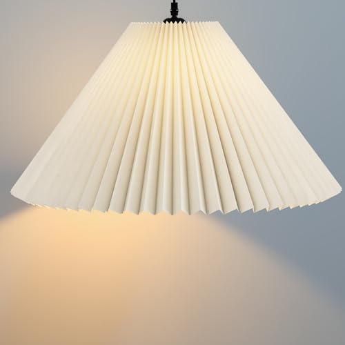 Pleated Lamp Shade for Arc/Arched Table Lamp/Floor Lamps Replacement Shade 5.9