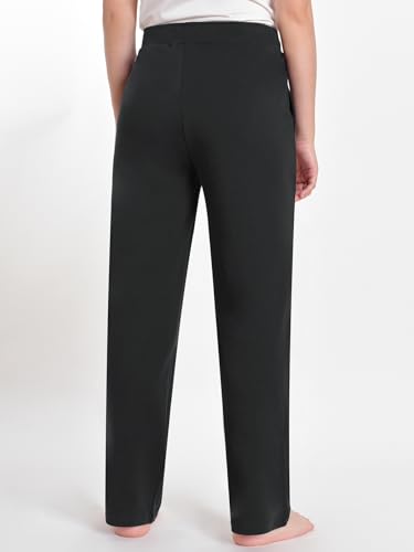 Women's Petite Knit Pants Pull On with Pockets2