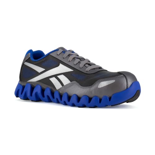 Image of Reebok Zig Pulse Work EH Comp Toe Grey /Blue 11 B (M)