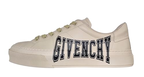 givenchy Chaussures Homme Sneakers en Cuir New City BH005VH1CB Beige, beige, 41 EU