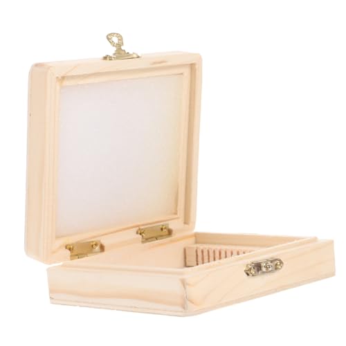 TIDTALEO 生物切片収納ボックス スロット 木製顕微鏡スライドケース 損傷防止設計 ラボ用標保管ホルダー