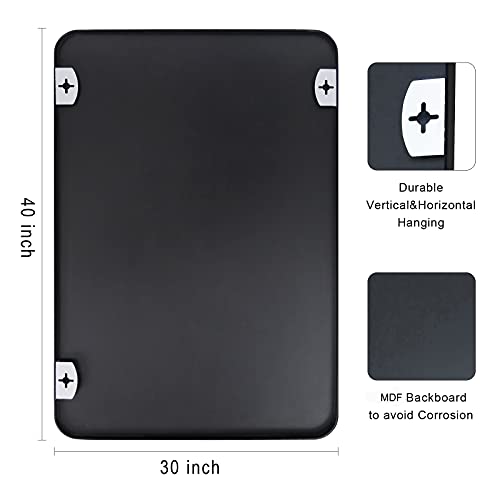 Wall Mirror 30X40 Inch Bathroom Mirror Wall-Mounted Mirror 40 X 30 Vanity Mirror For Vertical Or Horizontal Hanging Rectangle Modern Mirror With Black Frame #TOP1