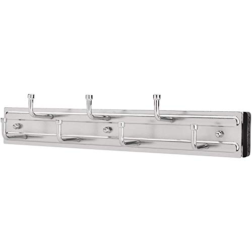 Rev-A-Shelf BRC-12CR 12 Inch Chrome Pull Out Belt Rack Closet Storage Organizer
