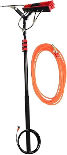 Equipos De Limpieza De Ventanas De 3,6 M (11,8 Pies), Kit De Limpieza con Escobilla De Goma para El Hogar, Duchas, Coches Y Caravanas(9.2m/30ft&Head55cm)