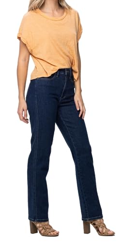 Judy Blue High Waist Tummy Control Classic Straight Jeans4