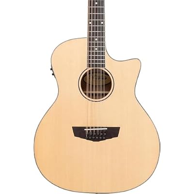 D'Angelico Premier Fulton LS 12-string Acoustic-electric Guitar - Natural