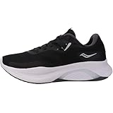 Saucony Men's Guide 15 Sneaker, Black/White, 11