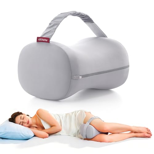 Soft Knee Pillow with Cooling Cover and Strap