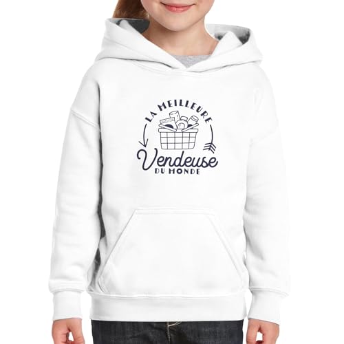 Sweat à capuche enfant chaud et résistant pour petite marchande en boutique - 3