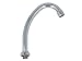 Produktbild tecuro HU-Auslauf für Stand-und Wandarmaturen chrom - 200 mm