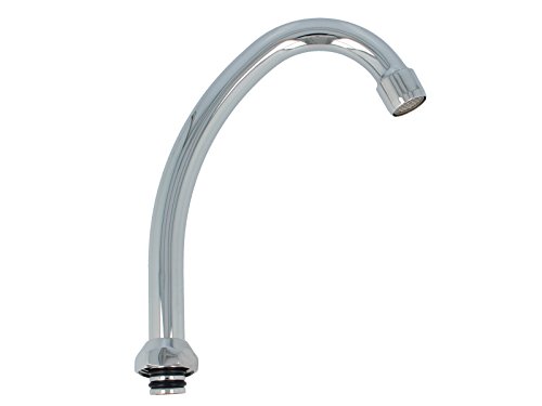 Preisvergleich Produktbild tecuro HU-Auslauf für Stand-und Wandarmaturen chrom - 200 mm
