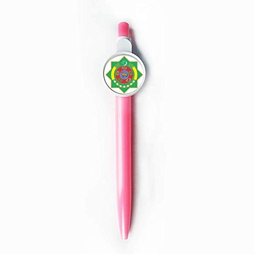 Stylo bille Turkménistan motif emblème national idée cadeau collectionneur