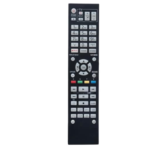 N2QAYA000131 Replacement Remote Control for Panasonic Blu-ray Disc DVD Player in Living Rooms or Rooms, No Programming or Pairing Needed, Replace Remote Compatible Models DMP-UB900 DMP-BDT700