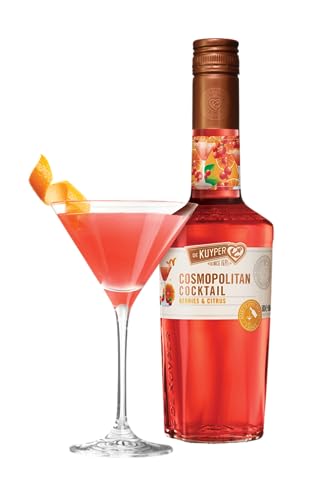 De Kuyper Cosmopolitan Cocktail Ready-To-Drink Getränke-Mix für 4 servierfertige Cocktails 14.5% Vol (1 x 0.5l)