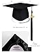 GraduatePro Matte Graduation Cap and Gown Class of 2025 Set Bulk with Tassel for High School & College Black 48