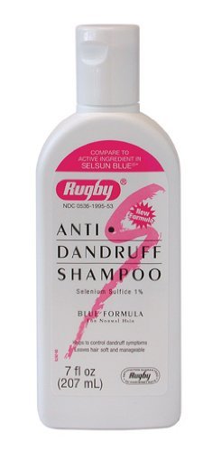 Rugby Selenium Sulfide Anti-Dandruff Shampoo 7 oz - Buy Packs and SAVE (Pack of 6)