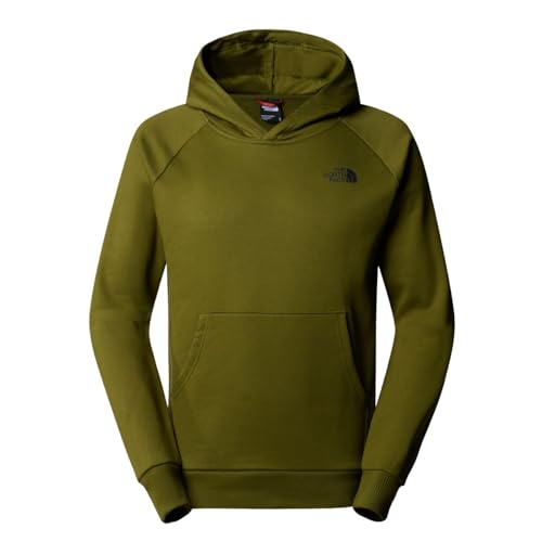 Raglan Redbox Felpa Foresta Oliva XXL uomo con cappuccio