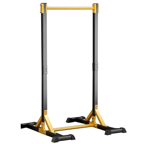 Power Tower, barra de dominadas independiente, altura ajustable en 14 niveles, estación de entrenamiento multifuncional para gimnasio en casa, capacidad de carga 150kg