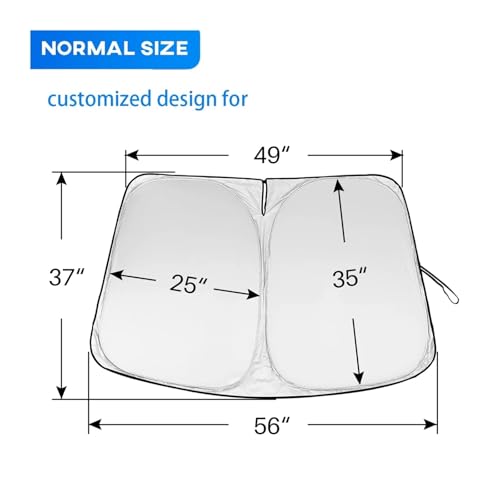 Parasol para parabrisas de Tesla Model 3 y Y visera protectora solar 3