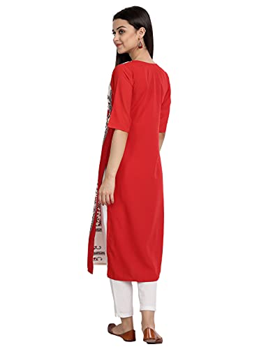 Image of Women's Crepe Straight Kurta