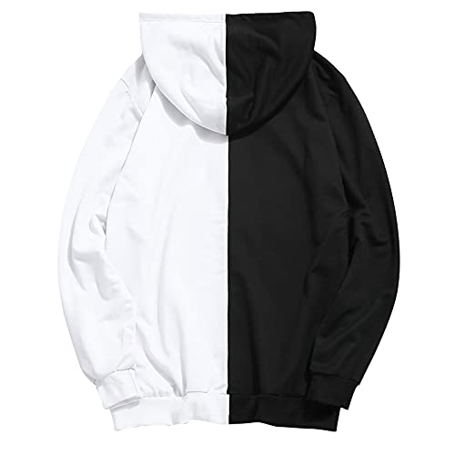 Ymosrh Men's Sweatshirts Hoodies Color Block Pullover Hoodie Long Sleeve Casual Sweatshirt Hoodie, S-2XL4