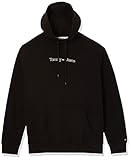 Tommy Hilfiger Herren TJM Plus Linear Hoodies, Black, 4XL
